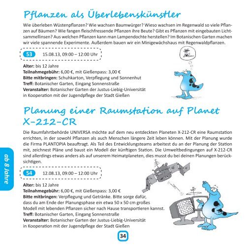 Download Ferienkarussell - Jugendpflege der Universitätsstadt ...