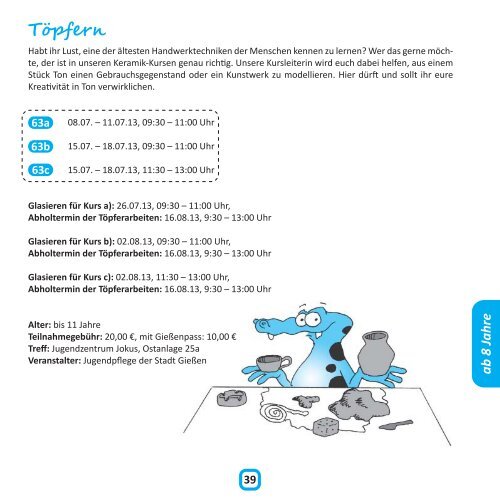 Download Ferienkarussell - Jugendpflege der Universitätsstadt ...