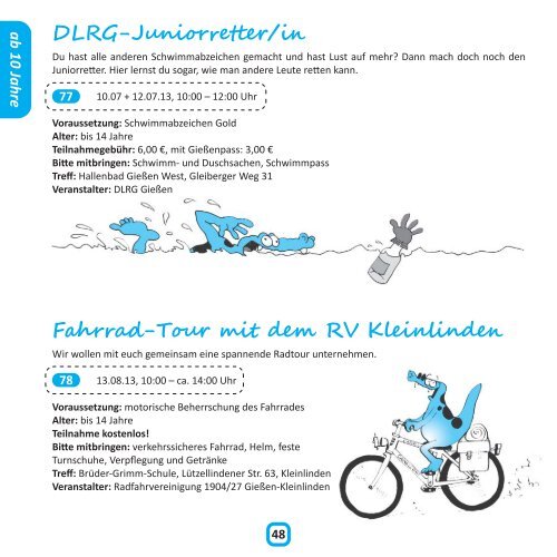 Download Ferienkarussell - Jugendpflege der Universitätsstadt ...