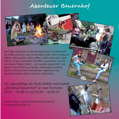 Download Ferienkarussell - Jugendpflege der Universitätsstadt ...