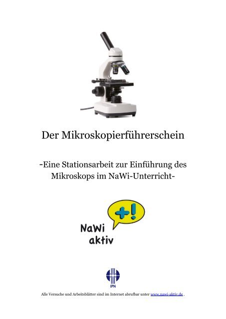 Der Mikroskopierführerschein - NaWi-aktiv +!