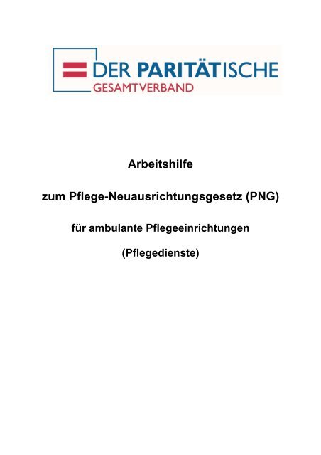 Arbeitshilfe Der Paritätische Hamburg - 