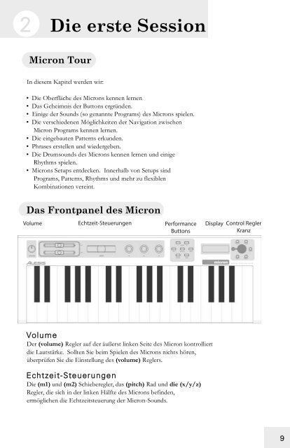 Micron - Anleitung - PDf - Alesis