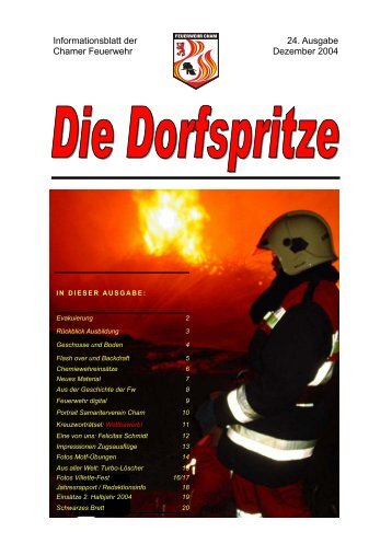 Dorfspritze Ausgabe 24 1 - Feuerwehr Cham