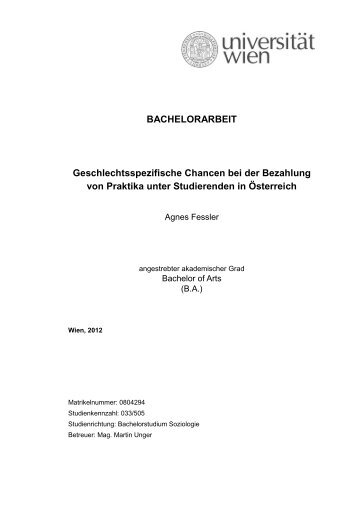 Layout for IHS-Papers (Univers) - Studierenden-Sozialerhebung