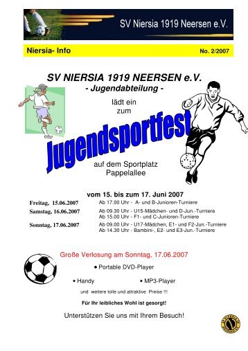 Ausgabe No. 2/2007 - Niersia 1919 Neersen e. V.