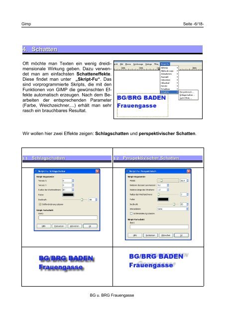 GIMP-Handbuch6 MB - BG/BRG Frauengasse