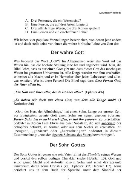 Welcher Gott? - Viele Vorstellungen - Heart For Truth