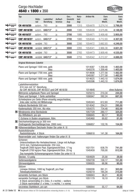 Böckmann Pdf - Autoservice ROWA GmbH