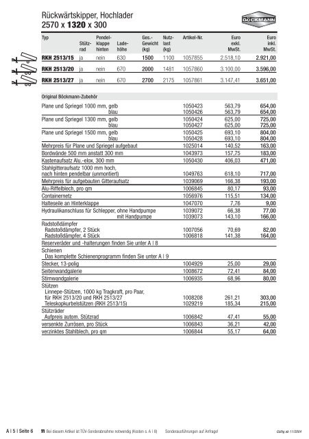 Böckmann Pdf - Autoservice ROWA GmbH