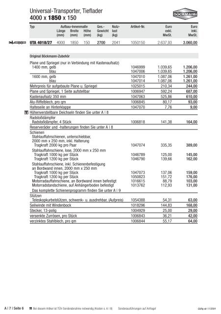 Böckmann Pdf - Autoservice ROWA GmbH