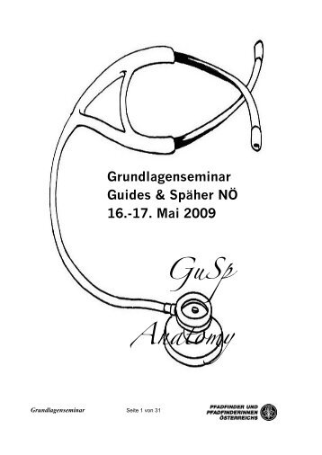 GuSp Anatomy - Pfadfinder und Pfadfinderinnen Österreichs