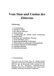 Vom Sinn und Unsinn des Zitierens