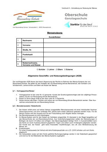 Vordruck 8 - Anmeldung Mensa.pdf - Von-Ravensberg-Schule