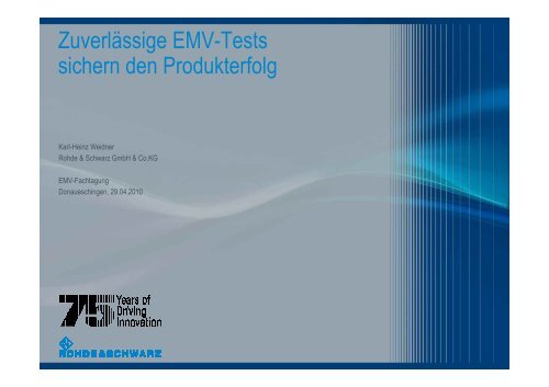 Zuverlässige EMV-Tests sichern den Produkterfolg - Schurter