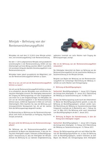 Befreiung Rentenversicherung ärzte