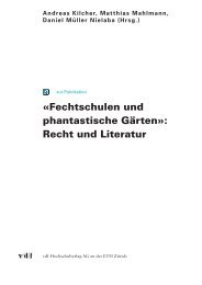 Recht und Literatur - vdf Hochschulverlag AG an der ETH Zürich