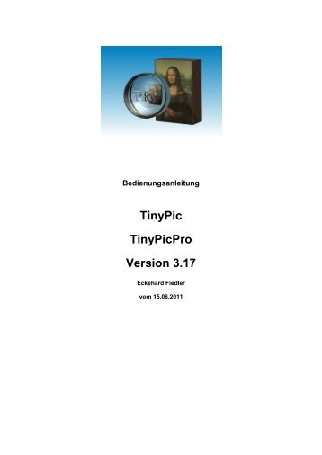 Anleitung zu TinyPic - efpage