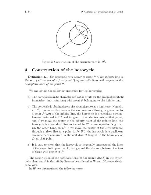 Characterizations of the Isometries and Construction of the Orbits in ...