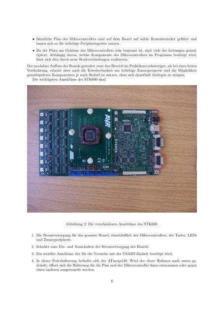 Praktikum Mikrocontroller und Eingebettete Systeme