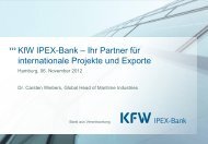 Dr. Carsten Wiebers/KfW IPEX Bank GmbH - enviacon International