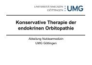 Konservative Therapie der endokrinen Orbitopathie - Abteilung ...
