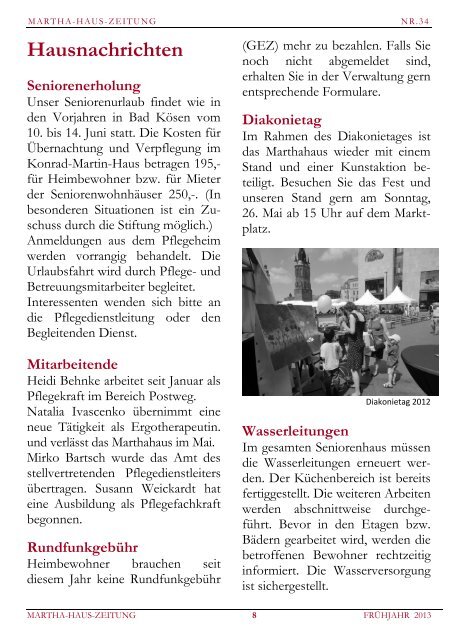 MH_Zeitung_2013_34.pdf - Stiftung Marthahaus