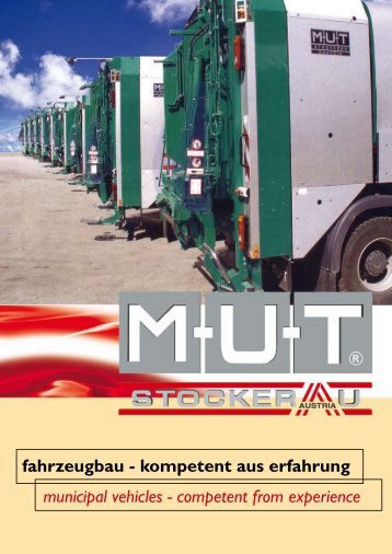 municipal vehicles - competent from experience - M-U-T Maschinen ...