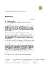 Pressemitteilung www.1000xHeimat.de - Deutscher Museumsbund