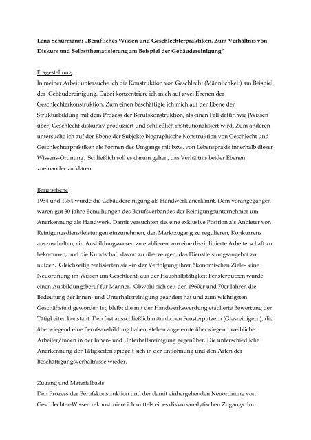 Abstract Schürmann - Diskurs Medien Biographie