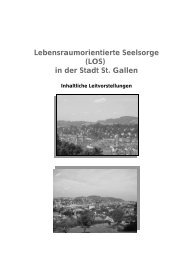 Lebensraumorientierte Seelsorge - (Dekanat) St.Gallen