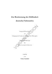 Zur Bestimmung der Zählbarkeit deutscher Substantive - Ruhr ...