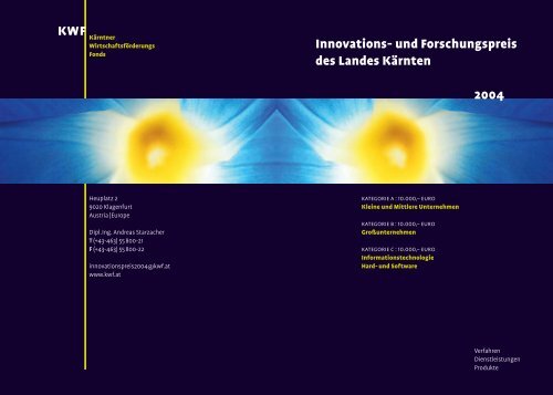 Innovations- und Forschungspreis des Landes Kärnten ... - Wuapaa