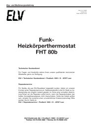 Funk- Heizkörperthermostat FHT 80b