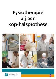 Fysiotherapie bij een kophalsprothese - Meander Medisch Centrum