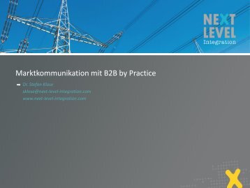 Was ist B2B by Practice? - Next Level Integration