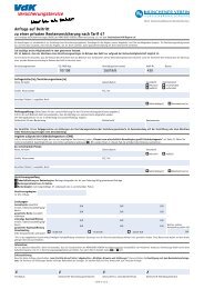 Antragsformular ( 113 kB, PDF-File ) - VdK VersicherungsService