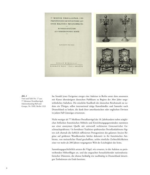 Leseprobe als PDF - Kabinettstücke - Ausstellung im Amira-Palais