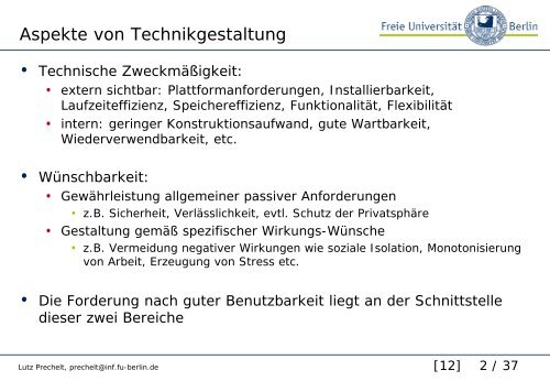 Bedienbarkeit/Benutzbarkeit - auf Matthias-Draeger.info