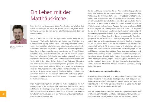Festschrift 50 Jahre Matthäuskirche - Dietrich-bonhoeffer-gemeinde.de
