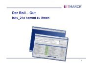 Der Roll – Out - Bitmarck Holding GmbH
