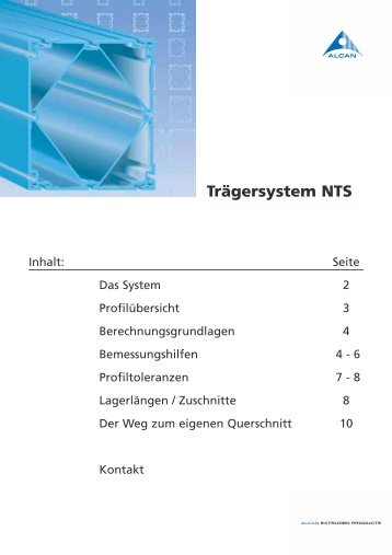 Trägersystem NTS - easy systems