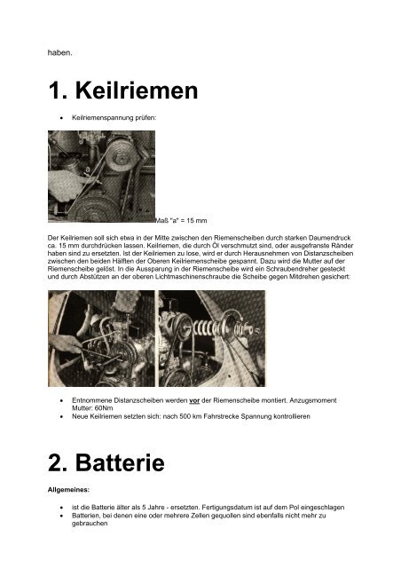 Fehler elektrische Anlage - Wonnegautriker