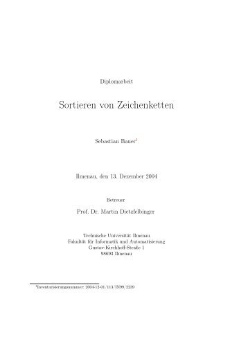 Sortieren von Zeichenketten