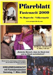 Fastenzeit 2009 - der Stadtpfarre St. Ruprecht / Völkermarkt