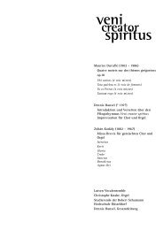 veni spiritus - Luisen – Vocalensemble