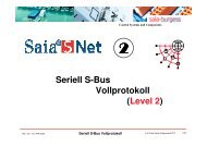 Seriell S-Bus Vollprotokoll (Level 2)