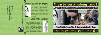 Mitarbeiterwochenende 2008 Einladung website hq - Evangelische ...