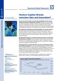 Venture Capital: Brücke zwischen Idee und Innovation?