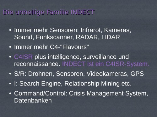 INDECT und die C4-Systeme - Erich Moechel